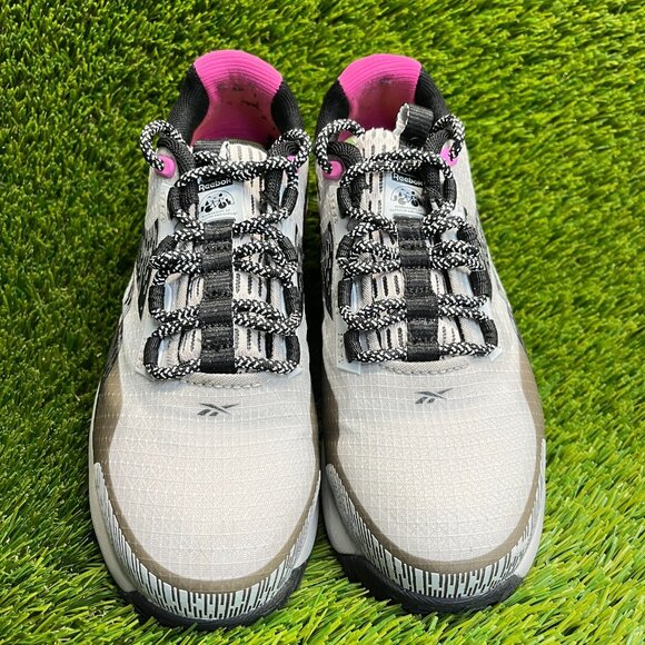 Reebok Nano X1 Adventure Womens Size 5W Gray Black Pink Composite Toe Work Shoes - Picture 5 of 10